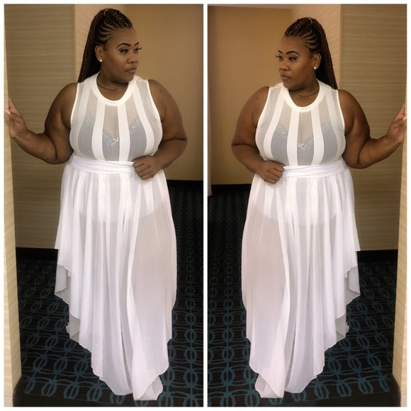 plus size white bodysuit